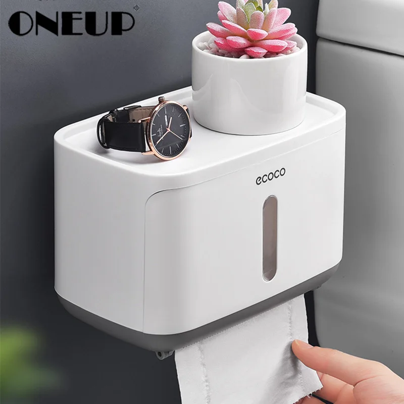 ONEUP New Bathroom Waterproof Tissue Box Plastic Toilet Paper Holder Wall Mounted Tissue Storage Box Napkin Dispenser Organizer
ONEUP New Bathroom Waterproof Tissue Box Plastic Toilet Paper Holder Wall Mounted Tissue Storage Box Napkin Dispenser Organizer