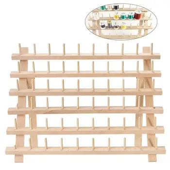 Wood Thread Stand Rack Holds Organizer Wall Mount 60 Spool Cone Embroidery Machine Sewing Storage Holder
Wood Thread Stand Rack Holds Organizer Wall Mount 60 Spool Cone Embroidery Machine Sewing Storage Holder