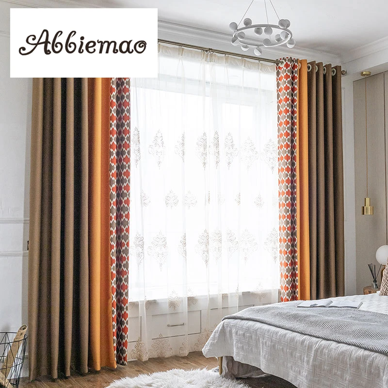 Abbiemao Simple Modern Nordic Style Stitching Curtain Three Colors Full Shading For Living Room Bedroom Customized Curtains
Abbiemao Simple Modern Nordic Style Stitching Curtain Three Colors Full Shading For Living Room Bedroom Customized Curtains