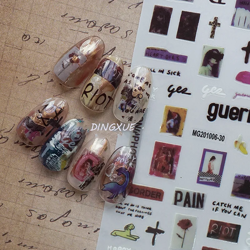 2020 New 3D Nail Art Stickers Bohemia Leopard Cross Word Image Nails Stickers For Nails Sticker Decorations Manicure Z0375
2020 New 3D Nail Art Stickers Bohemia Leopard Cross Word Image Nails Stickers For Nails Sticker Decorations Manicure Z0375