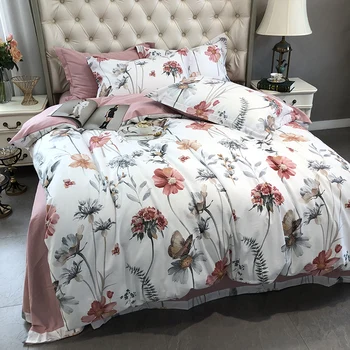 Chic Leaves Colorful Flowers Bedding Sets 4Pcs King Queen Size Duvet Cover Bed sheet Pillow shams Soft Warm Perfect for Winter
Chic Leaves Colorful Flowers Bedding Sets 4Pcs King Queen Size Duvet Cover Bed sheet Pillow shams Soft Warm Perfect for Winter