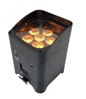 Stage LED lamp 6*18w RGBWA plus UV 6 in 1 Wireless Battery Led Stage Up Par Light with wifi mode control
Stage LED lamp 6*18w RGBWA plus UV 6 in 1 Wireless Battery Led Stage Up Par Light with wifi mode control