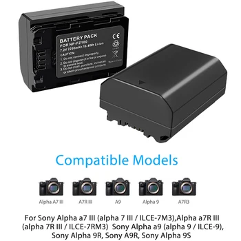 2Pc 2280Mah Np-Fz100 Npfz100 Np Fz100 Battery + Lcd Dual Usb Charger For Sony Np-Fz100, Bc-Qz1, Sony A9, A7R Iii, A7 Iii, Ilce-9
2Pc 2280Mah Np-Fz100 Npfz100 Np Fz100 Battery + Lcd Dual Usb Charger For Sony Np-Fz100, Bc-Qz1, Sony A9, A7R Iii, A7 Iii, Ilce-9