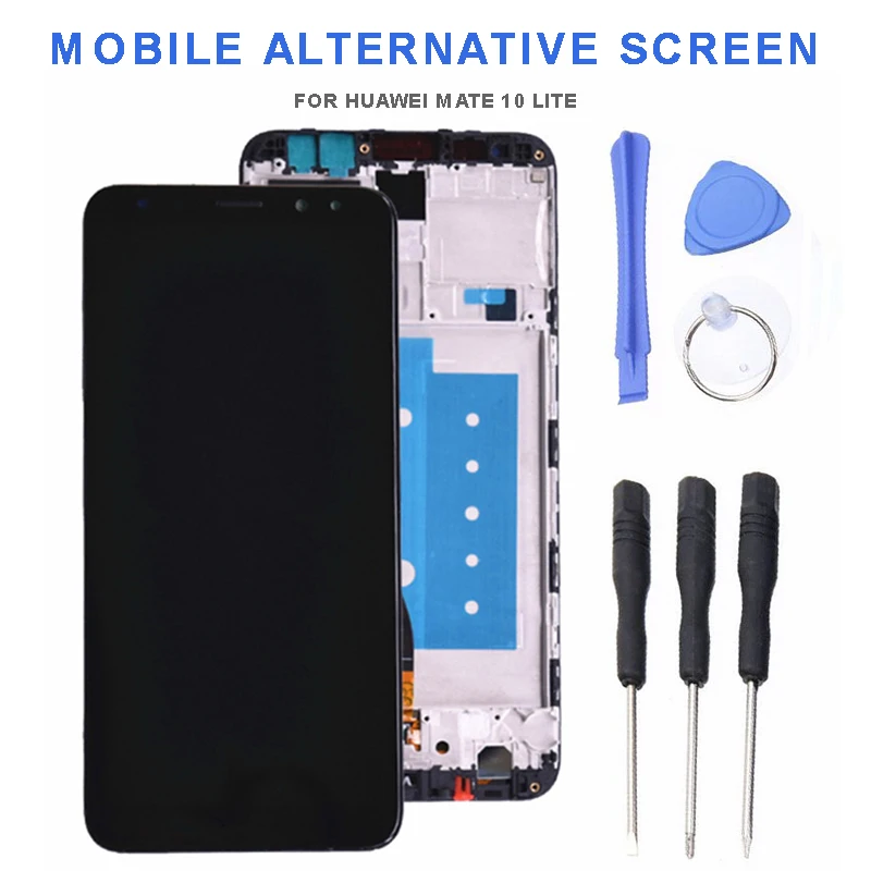 Replacement LCD Screen For Huawei Mate 10 Lite Complete LCD Display Touch Screen Digitizer Assembly with Black Frame
Replacement LCD Screen For Huawei Mate 10 Lite Complete LCD Display Touch Screen Digitizer Assembly with Black Frame