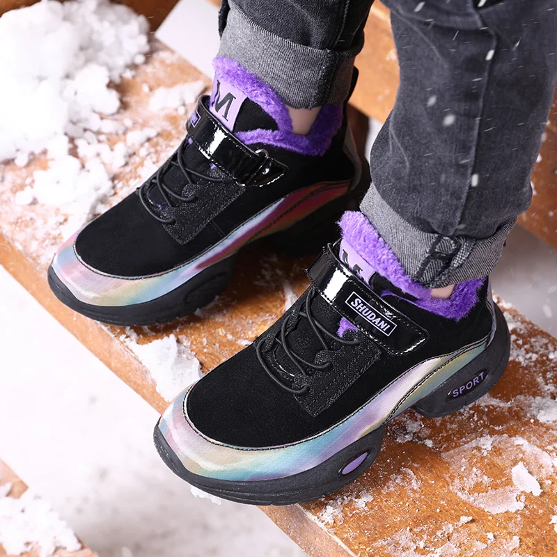 Winter Warm Kids Sneakers Girls Inside Fur Flats Kids Sneakers Anti Slip Kids Sport Shoes Comfortable Little Kids Shoes Pink 
Winter Warm Kids Sneakers Girls Inside Fur Flats Kids Sneakers Anti Slip Kids Sport Shoes Comfortable Little Kids Shoes Pink
