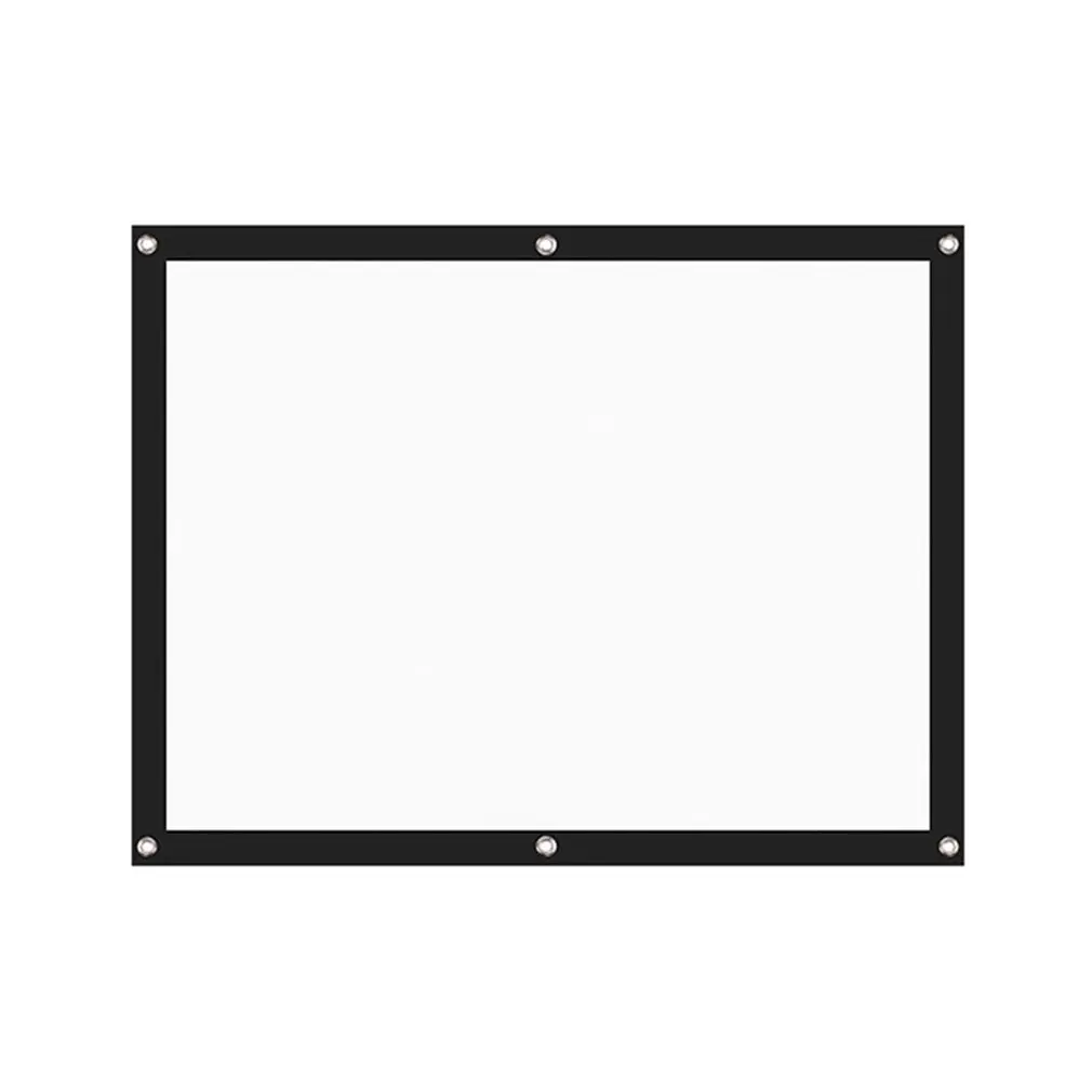 4:3 Foldable Home Projection Screen Soft Polyester Film Theater Outdoor Movie Video Screen 60/72/84/100/120 inch for Projector
4:3 Foldable Home Projection Screen Soft Polyester Film Theater Outdoor Movie Video Screen 60/72/84/100/120 inch for Projector