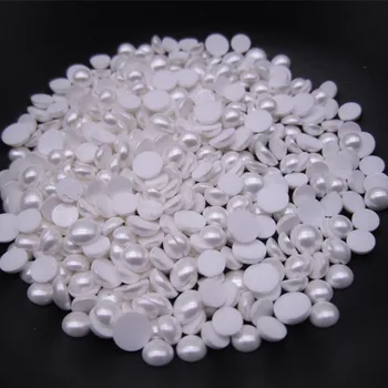 Flatback Pearls Hot-fix Pearl White 4Mm/5Mm Resin Pearl Beads Mix Rhinestone Decorations 288Pcs/lot Nail Accessories 3D Nail Art
Flatback Pearls Hot-fix Pearl White 4Mm/5Mm Resin Pearl Beads Mix Rhinestone Decorations 288Pcs/lot Nail Accessories 3D Nail Art