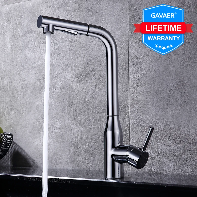 Gavaer Copper Kitchen Faucets Single Handle Pull Out Kitchen Taps 360° Design Hot And Cold Right Angle Faucet Kitchen Water Tap
Gavaer Copper Kitchen Faucets Single Handle Pull Out Kitchen Taps 360° Design Hot And Cold Right Angle Faucet Kitchen Water Tap