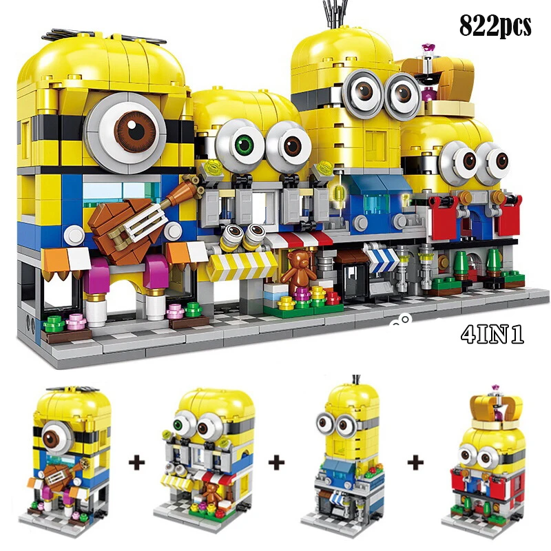 2020 New City Street Architecture Creator Expert Building Blocks Xiao Huang Bob Kevin Store Technic Bricks Gift Toys for Girls
2020 New City Street Architecture Creator Expert Building Blocks Xiao Huang Bob Kevin Store Technic Bricks Gift Toys for Girls