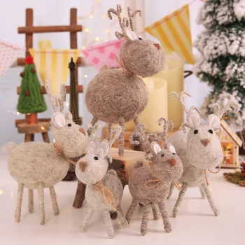 Cute Felt Deer Doll Christmas Ornament Handmade Deer Doll Unique Kid Gift Christmas Home Window Decoration Festive Party Supply
Cute Felt Deer Doll Christmas Ornament Handmade Deer Doll Unique Kid Gift Christmas Home Window Decoration Festive Party Supply