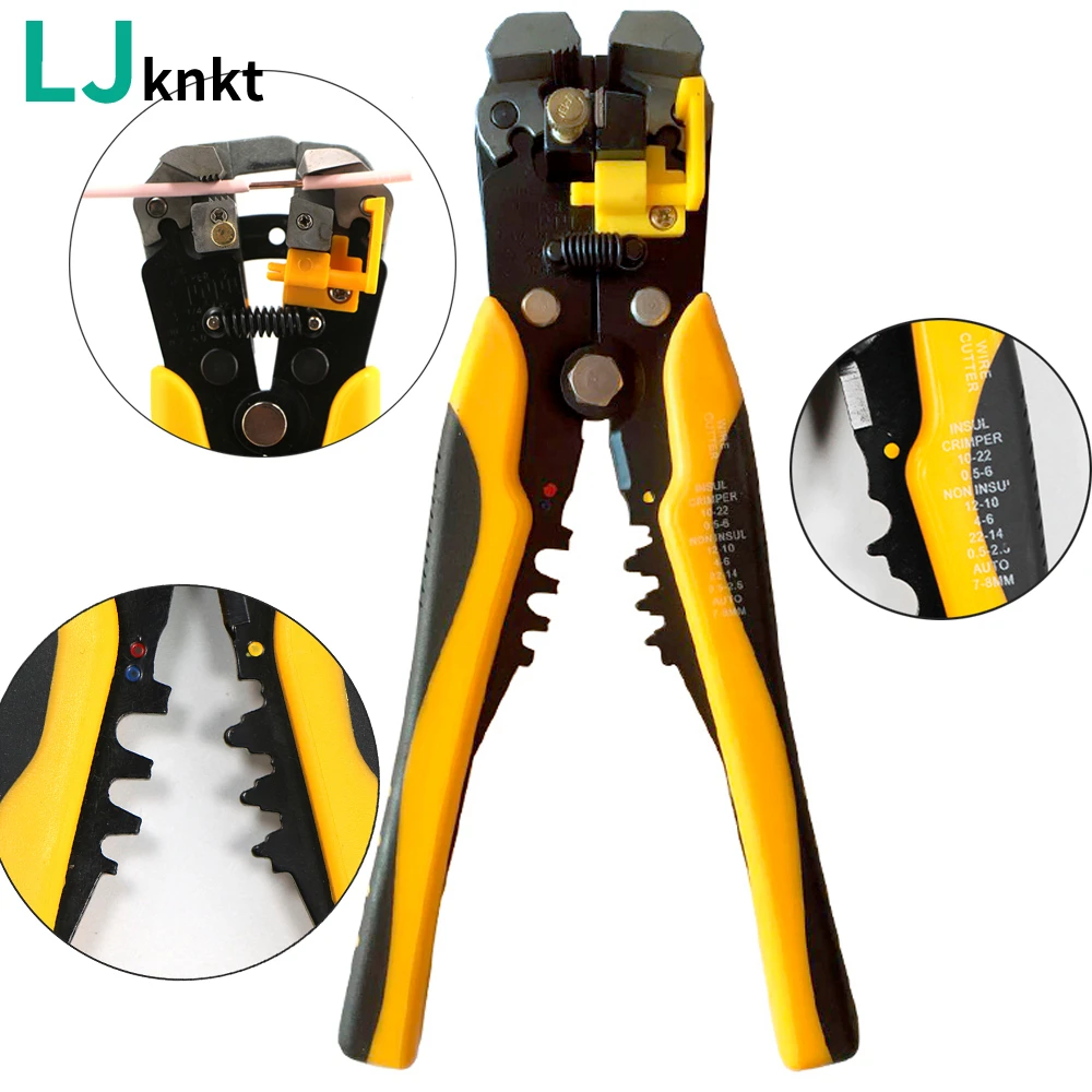 Cable Adjustable Multi-function Extraction Terminal, 0.2-6 Mm 2 Awg24-10 Hand-held Tool, Peeling Compressor Clamp Wire Stripper
Cable Adjustable Multi-function Extraction Terminal, 0.2-6 Mm 2 Awg24-10 Hand-held Tool, Peeling Compressor Clamp Wire Stripper