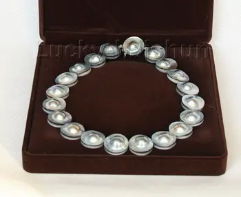 10X10 jewerly free shipping natural 18" 23mm South Sea gray Mabe Pearl necklace pearl clasp
10X10 jewerly free shipping natural 18" 23mm South Sea gray Mabe Pearl necklace pearl clasp
