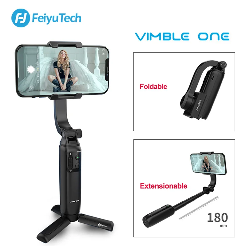 Складной мини Стабилизатор FeiyuTech Vimble ONE для смартфона выдвижной ручной шарнирный