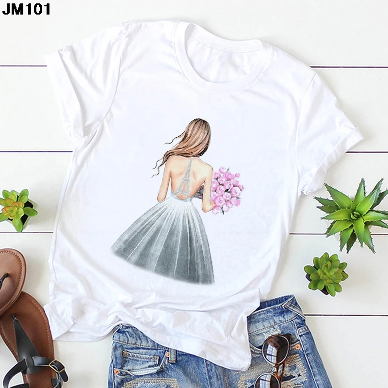 New Summer Women Sexy Girl Print Tshirt Woman Harajuku Fashion Short Sleeve T Shirt White Tops Tees Korean Style Female T-shirt
New Summer Women Sexy Girl Print Tshirt Woman Harajuku Fashion Short Sleeve T Shirt White Tops Tees Korean Style Female T-shirt