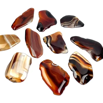 Unshaped Striped Agates Pendant For Jewelry Making Necklace DIY Accessories For Women Gift Size 30x45mm-35x55mm
Unshaped Striped Agates Pendant For Jewelry Making Necklace DIY Accessories For Women Gift Size 30x45mm-35x55mm
