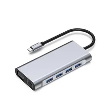 MST Dock Station Dual HDM-compatible 4K Dual Monitor USB C Adapter USB 3.0 VGA RJ45 PD for Macbook Pro HP Dell Type C Docking
MST Dock Station Dual HDM-compatible 4K Dual Monitor USB C Adapter USB 3.0 VGA RJ45 PD for Macbook Pro HP Dell Type C Docking
