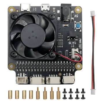40pin Safe Shutdown 5V Max Tools Multifunction Power Management Auto Cooling Expansion Board X735 Fan For Raspberry Pi 4B 3B+ 3B
40pin Safe Shutdown 5V Max Tools Multifunction Power Management Auto Cooling Expansion Board X735 Fan For Raspberry Pi 4B 3B+ 3B
