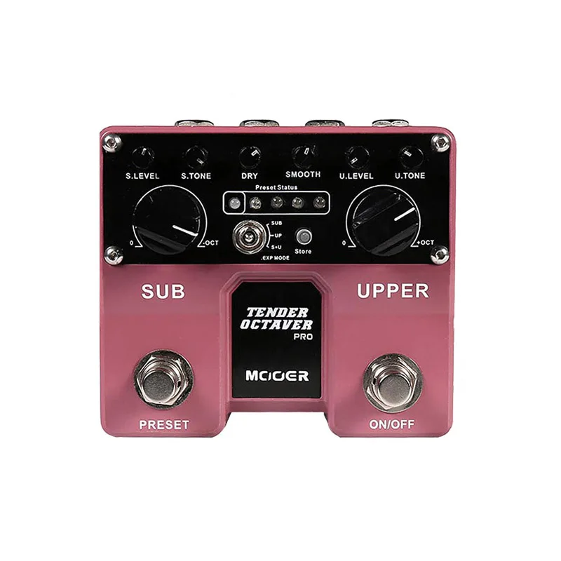 MOOER TENDER OCTAVER Pro Octave Guitar Pedal Sub & Upper Octaves 4 User Presets with Dual Footswitches Effect Pedal
MOOER TENDER OCTAVER Pro Octave Guitar Pedal Sub & Upper Octaves 4 User Presets with Dual Footswitches Effect Pedal