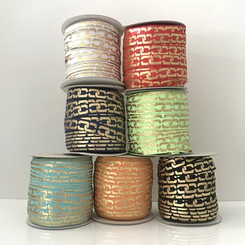 David accessories 50yard/roll 5/8" 16mm Geometric Printed Gold Foil Elastic Ribbon DIY Bow Bag Material Home Decoration,50Yc6593
David accessories 50yard/roll 5/8" 16mm Geometric Printed Gold Foil Elastic Ribbon DIY Bow Bag Material Home Decoration,50Yc6593