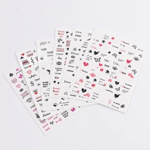 10PCS New Russian Butterfly Love Nail Art Sticker Maple Leaf Eye Diamond Dolphin Snake Nail Art Decoration Slider
10PCS New Russian Butterfly Love Nail Art Sticker Maple Leaf Eye Diamond Dolphin Snake Nail Art Decoration Slider