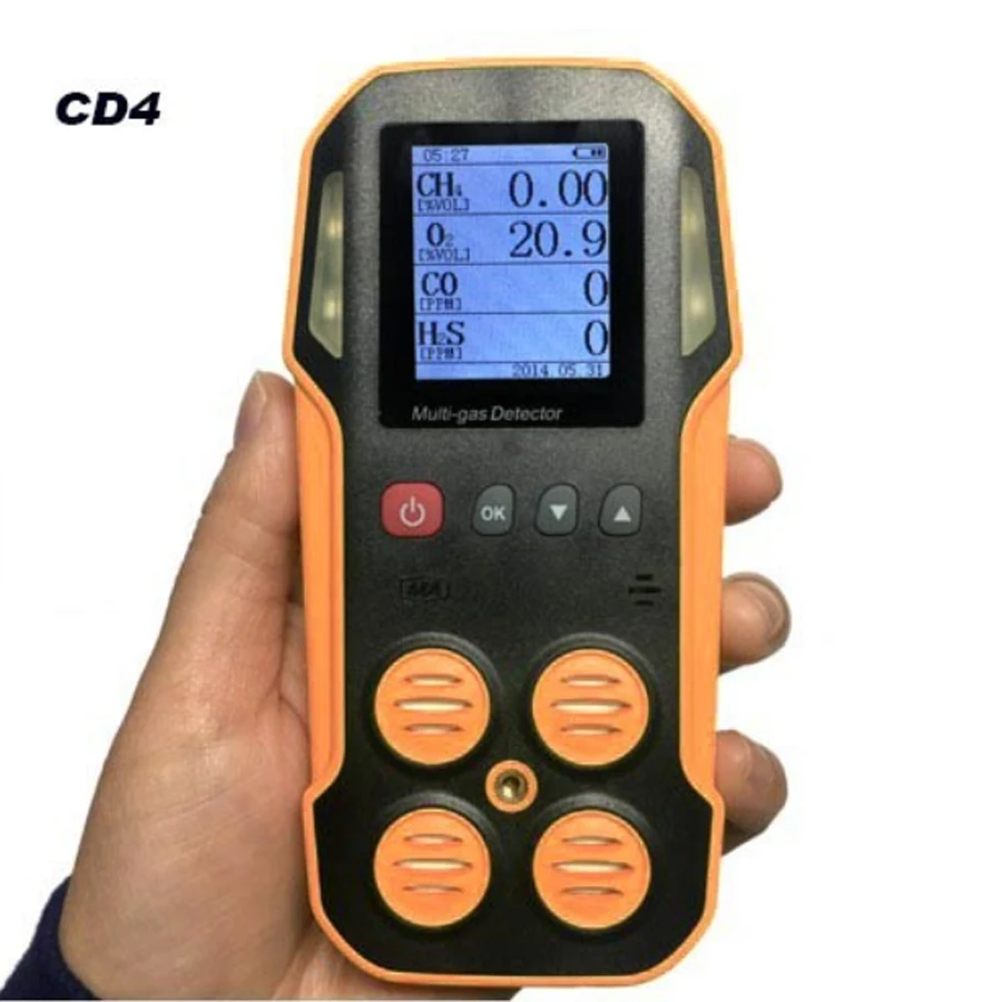 Multi 4 Gas Detectors Portable Detector De 4 gases O2-CO-H2S-Ex with imported sensors
Multi 4 Gas Detectors Portable Detector De 4 gases O2-CO-H2S-Ex with imported sensors