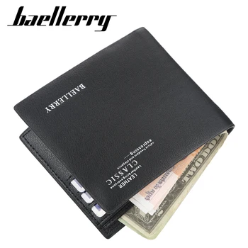 Baellerry 2020 Fashion Korean Black Men's Wallet Bifold Small Wallets and Purses Leather Card Holder Passport Men Purse
Baellerry 2020 Fashion Korean Black Men's Wallet Bifold Small Wallets and Purses Leather Card Holder Passport Men Purse