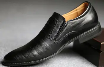 leather shoes Brand men handmade comfortable formal dress men flats 
leather shoes Brand men handmade comfortable formal dress men flats