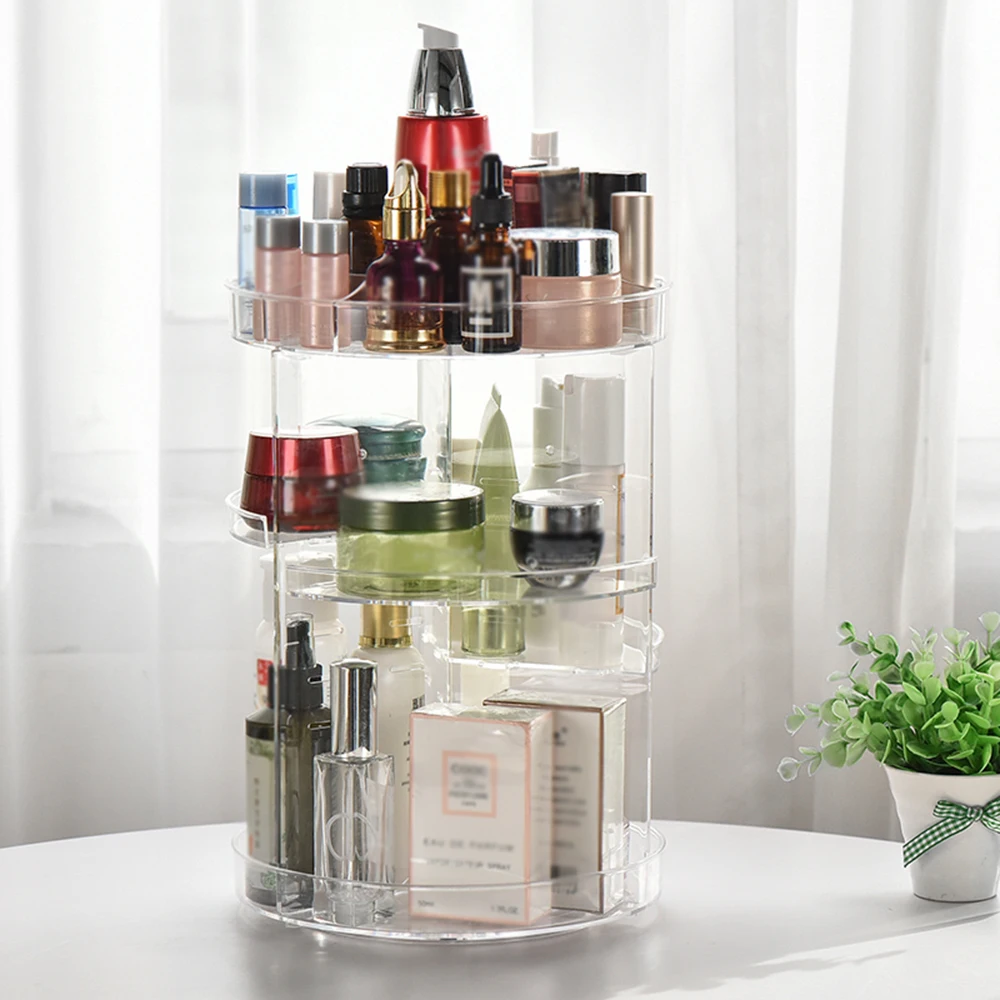Multi-Functional Cosmetic Storage Box Display Holder Acrylic Makeup Case Organizer 360 Degree Rotation DIY Adjustable Height
Multi-Functional Cosmetic Storage Box Display Holder Acrylic Makeup Case Organizer 360 Degree Rotation DIY Adjustable Height