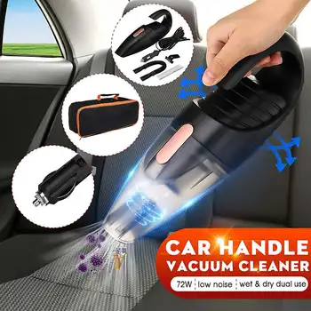 12V 72W Car Vacuum Cleaner Automobile Auto Portable Handheld Vacuum Cleaner Wet Dry Dual Use Powerful with Bag
12V 72W Car Vacuum Cleaner Automobile Auto Portable Handheld Vacuum Cleaner Wet Dry Dual Use Powerful with Bag