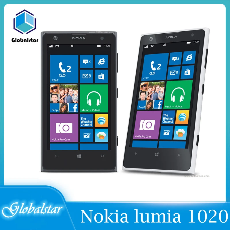 Смартфон Nokia lumia 1020 Восстановленный оригинальный Lumia мобильный телефон 2 RAM 32 ROM 41MP