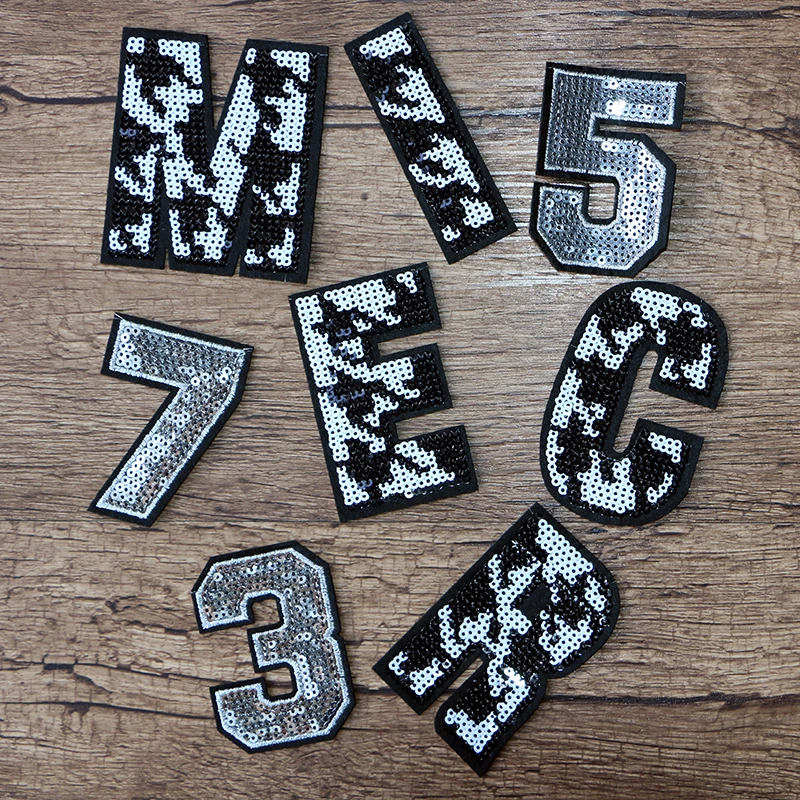 Camouflage Pattern Letters Numbers Sequins Icon Embroidered Applique Patches For Clothes DIY Iron on Badges on the Backpack
Camouflage Pattern Letters Numbers Sequins Icon Embroidered Applique Patches For Clothes DIY Iron on Badges on the Backpack