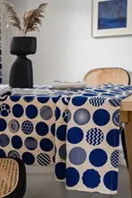 Dot Table Cloth Cotton Linen Blue Anti Dust Home Rectangular Coffee Table Cover Toalhas De Mesa Cozinha
Dot Table Cloth Cotton Linen Blue Anti Dust Home Rectangular Coffee Table Cover Toalhas De Mesa Cozinha