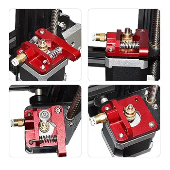 red metal extrusion mechanism kit CR-10 and Ender series hictop upgrade replacement aluminum MK8 extruder DRIVE feed
red metal extrusion mechanism kit CR-10 and Ender series hictop upgrade replacement aluminum MK8 extruder DRIVE feed