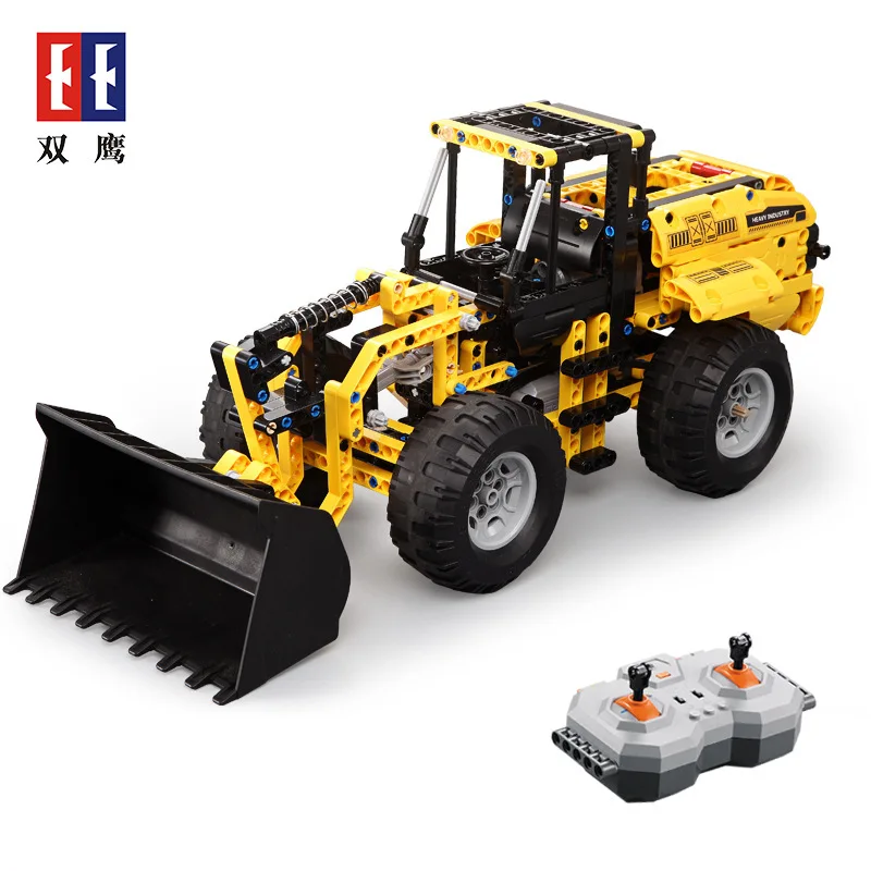 Double e C51058cada Cracking Take Remote Control Wheel Loader Bulldozer Children Assembled Unit Blocks on Wheels Engineering Toy
Double e C51058cada Cracking Take Remote Control Wheel Loader Bulldozer Children Assembled Unit Blocks on Wheels Engineering Toy