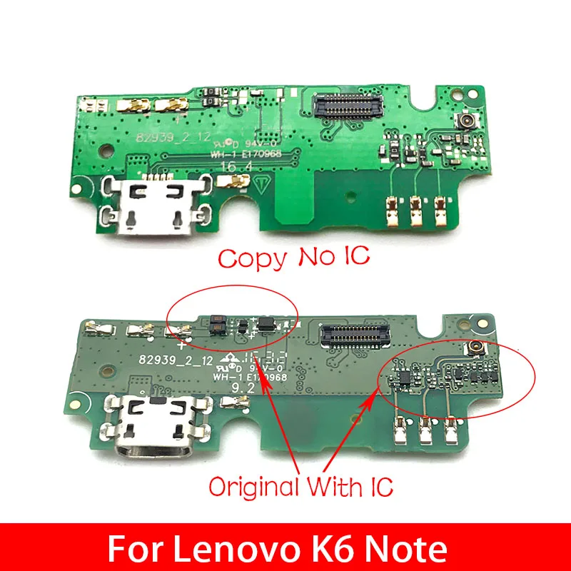 Оригинальный Новый USB док разъем для Lenovo K6 Note K6Note K53a48 зарядный порт гибкий кабель