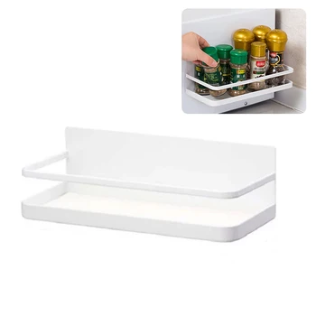 Kitchen Refrigerator Rack Magnetic Multi-Function Punch-Free Storage Rack Decorative Rack Single Tier Spice Storage Magnet Shelf
Kitchen Refrigerator Rack Magnetic Multi-Function Punch-Free Storage Rack Decorative Rack Single Tier Spice Storage Magnet Shelf