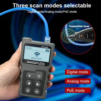 NF-8209 LCD Display Lan Cable POE Wire Checker Cat5 Cat6 Network Scan Test Tool
NF-8209 LCD Display Lan Cable POE Wire Checker Cat5 Cat6 Network Scan Test Tool