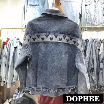 2020 Spring and Autumn New Cartoon Print Do Old Jeans Jacket Bf Student Short Denim Jacket Women's Cowboy Coat Casual Tops
2020 Spring and Autumn New Cartoon Print Do Old Jeans Jacket Bf Student Short Denim Jacket Women's Cowboy Coat Casual Tops