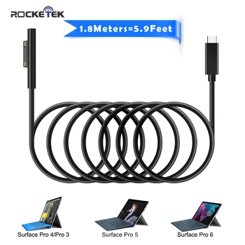 Rocketek USB Type C 15V PD Power Supply Charger Adapter Charging Cable for Microsoft Surface Pro 7/6/5/4/3/GO/BOOK Laptop 1/2
Rocketek USB Type C 15V PD Power Supply Charger Adapter Charging Cable for Microsoft Surface Pro 7/6/5/4/3/GO/BOOK Laptop 1/2