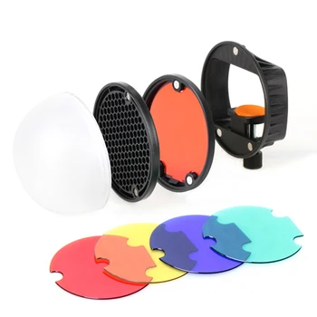 TRIOPO Speedlite Flash Light Modifier Accessories Kit Mount Adapter+Diffuser Ball+Reflector for Canon Nikon Sony Godox Yongnuo
TRIOPO Speedlite Flash Light Modifier Accessories Kit Mount Adapter+Diffuser Ball+Reflector for Canon Nikon Sony Godox Yongnuo