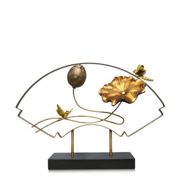 53cm Modern Simple Dragonfly Lotus Sculpture Zen Statue Resin Iron Art&Craft New Chinese Plant Figurines Home Decoration R2787 
53cm Modern Simple Dragonfly Lotus Sculpture Zen Statue Resin Iron Art&Craft New Chinese Plant Figurines Home Decoration R2787