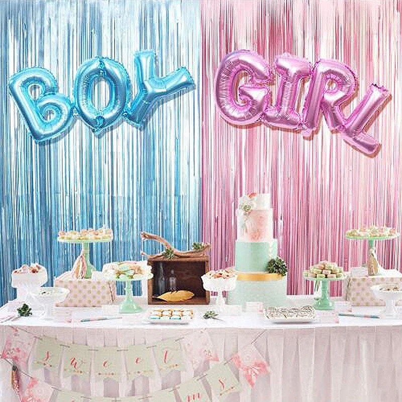 1Set Conjoined Boy Girl Rainsilk Curtain Balloon Suit Birthday Party Scene Decoration Boy Rirl Baby Party Gender Reveal Decor
1Set Conjoined Boy Girl Rainsilk Curtain Balloon Suit Birthday Party Scene Decoration Boy Rirl Baby Party Gender Reveal Decor