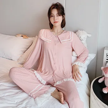 Pijamas Feminino Autumn Ladies Trendy Home Clothes Japanese Korean Characteristics Loose Large Size Home Wear Pajamas for Women
Pijamas Feminino Autumn Ladies Trendy Home Clothes Japanese Korean Characteristics Loose Large Size Home Wear Pajamas for Women