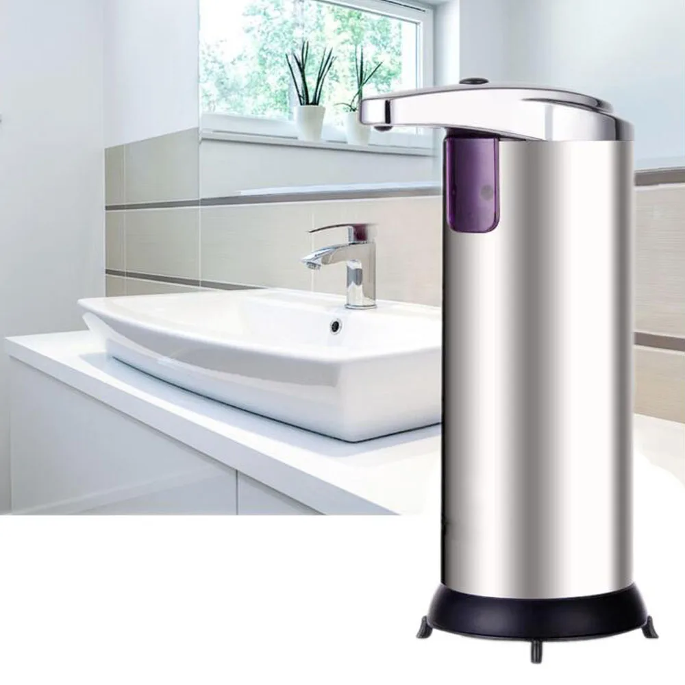 Stainless Steel Automatic Liquid Soap Dispenser 250ML Smart Sensor Hand Wash Induction Sanitizer Dispenser
Stainless Steel Automatic Liquid Soap Dispenser 250ML Smart Sensor Hand Wash Induction Sanitizer Dispenser