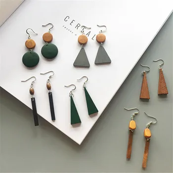 SexeMara New 18 Style Simple Retro Wood Geometric Star Earrings Tassel Long Earrings For Women Alloy Jewelry Accessories
SexeMara New 18 Style Simple Retro Wood Geometric Star Earrings Tassel Long Earrings For Women Alloy Jewelry Accessories