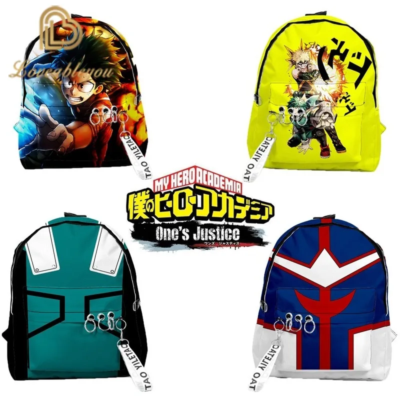 Рюкзак для косплея Midoriya Izuku из аниме Моя геройская Академия ранец ткани Оксфорд