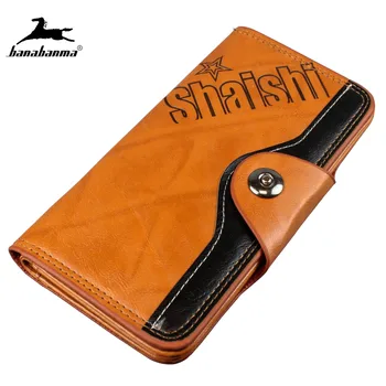 Short Hasp Men's Wallet Vintage Leather Qualitty Guarantee Purse For Male Pocket Purse Men's Endland Style Business Card Holder
Short Hasp Men's Wallet Vintage Leather Qualitty Guarantee Purse For Male Pocket Purse Men's Endland Style Business Card Holder