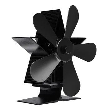 5 Blades Black Fireplace Heat Powered Stove Fan Log Wood Burner Quiet Home Fireplace Fan Efficient Heat Distribution
5 Blades Black Fireplace Heat Powered Stove Fan Log Wood Burner Quiet Home Fireplace Fan Efficient Heat Distribution