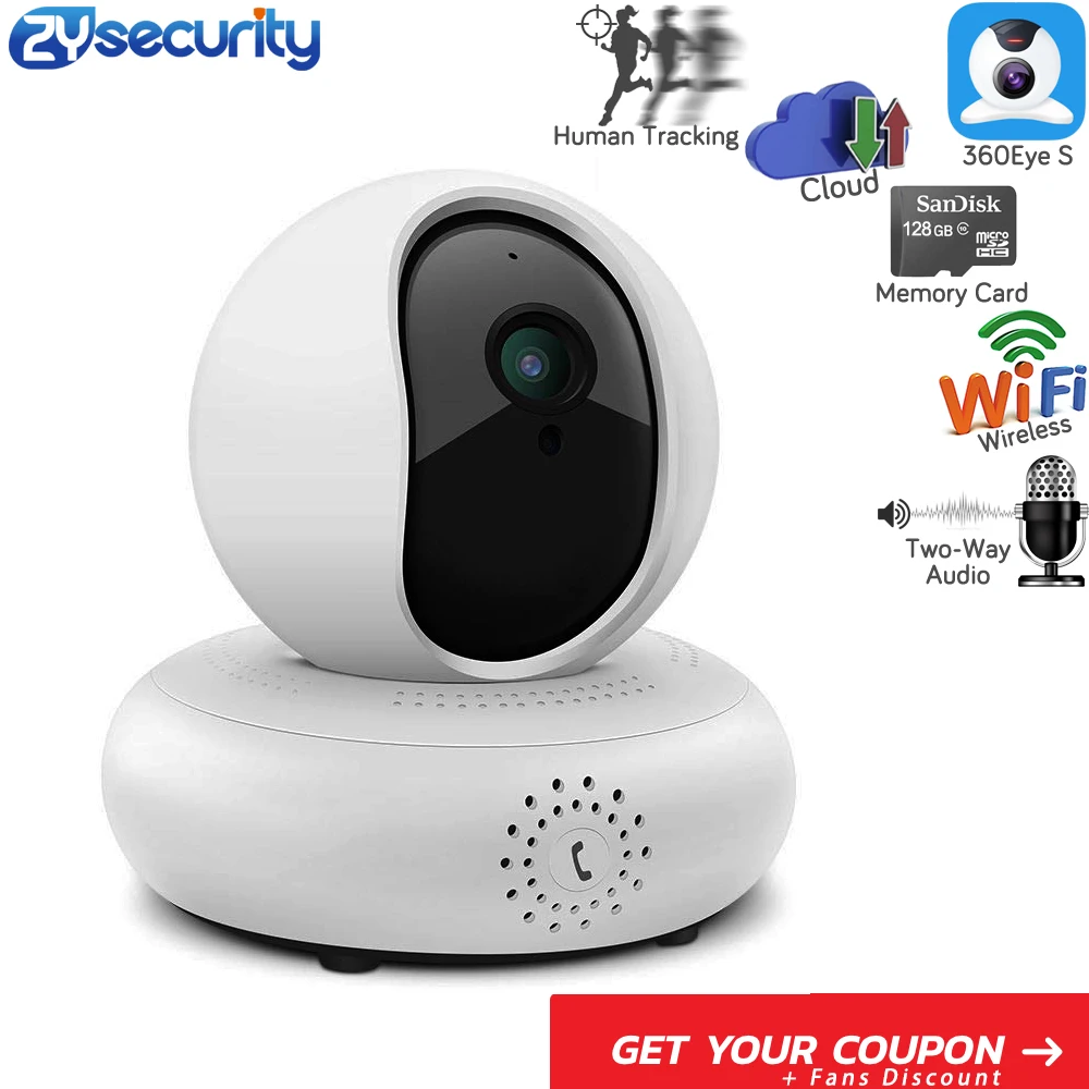 ZYsecurity Wireless Home Security Camera Two-way Audio Night Vision Phone Remote Video Surveillance Baby Monitor IP Camera WiFi
ZYsecurity Wireless Home Security Camera Two-way Audio Night Vision Phone Remote Video Surveillance Baby Monitor IP Camera WiFi
