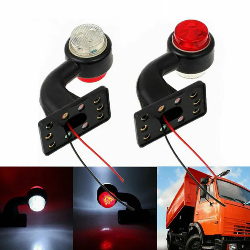 2x 12-24V Side Marker Waterproof Outline Elbow Side Marker Practical Universal Brightness Car LED Bulb Trailer Truck Lights
2x 12-24V Side Marker Waterproof Outline Elbow Side Marker Practical Universal Brightness Car LED Bulb Trailer Truck Lights